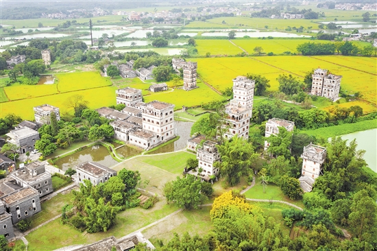 塘口鎮(zhèn)自力村碉樓群。