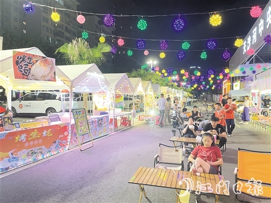 江門集市遍地開花，豐富了市民消費(fèi)娛樂場景。