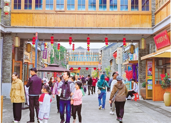 古勞水鄉(xiāng)景區(qū)“年味”漸濃。