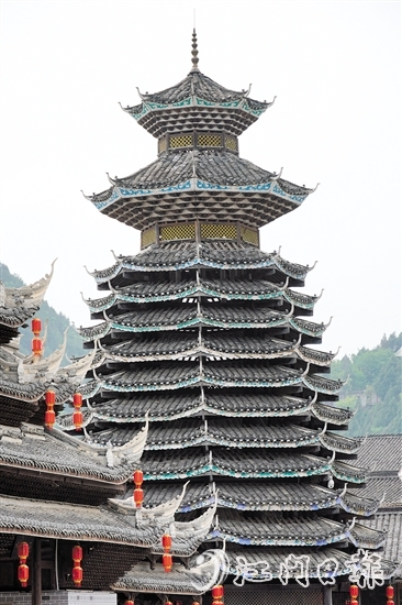 下司古鎮(zhèn)獨(dú)具特色。