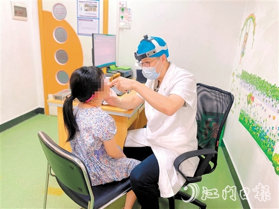 暑假期間，因扁桃體問題就診的患者增多。