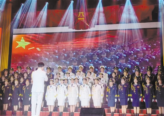 我市舉行2024年“雙擁花開映五邑”軍地文藝演出。
