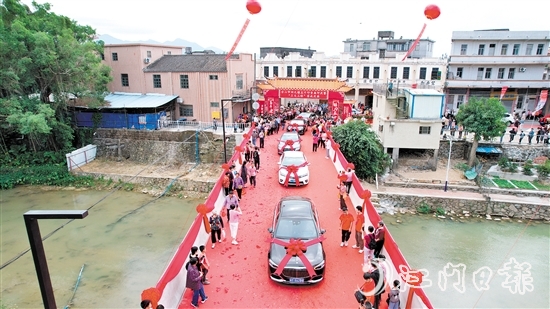 重建后的五十圩橋能滿足通車的要求。