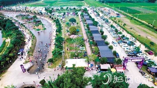 春節(jié)期間，位于恩城街道米倉村的恩平簕菜文化創(chuàng)意園將開展新春游園會(huì)活動(dòng)。圖為資料圖。