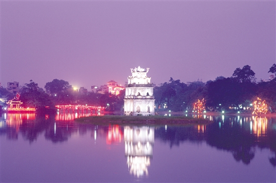 河內(nèi)的風(fēng)景猶如一幅美麗的油畫。