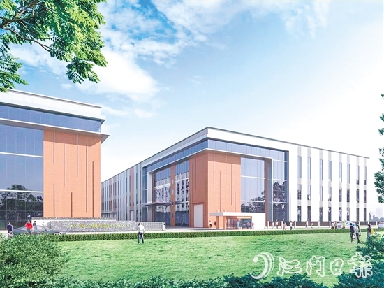 廣東科美金屬制造有限公司新工廠奠基，這是鶴山推動(dòng)項(xiàng)目招引、動(dòng)工、投產(chǎn)的又一有力見證。圖為項(xiàng)目效果圖。