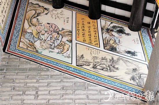 復春馮公祠的壁畫均為原貌修復。