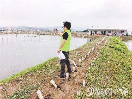 保險(xiǎn)公司工作人員到田間地頭了解農(nóng)戶(hù)實(shí)際需求。