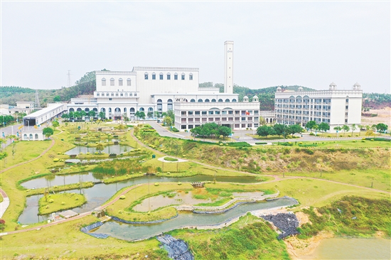 百合鎮(zhèn)靜脈產業(yè)園瀚藍固廢處理項目構建循環(huán)經濟鏈。