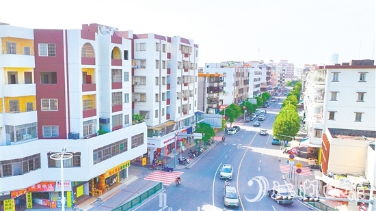 康寧街主街及舊圩路段改造后煥然一新。