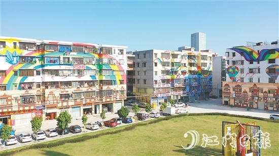 祥龍社區(qū)老舊小區(qū)改造后煥然一新。