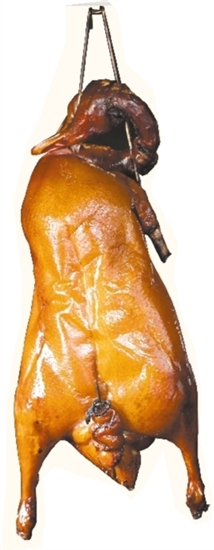 古井燒鵝皮脆肉香。