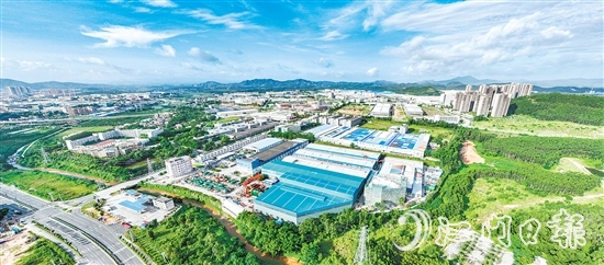 鶴山工業(yè)城鳥瞰圖。共和鎮(zhèn)供圖