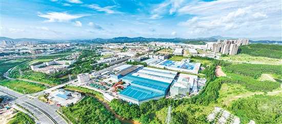 鶴山工業(yè)城鳥瞰圖。共和鎮(zhèn)供圖