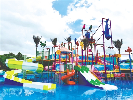 長廊生態(tài)園水上樂園。