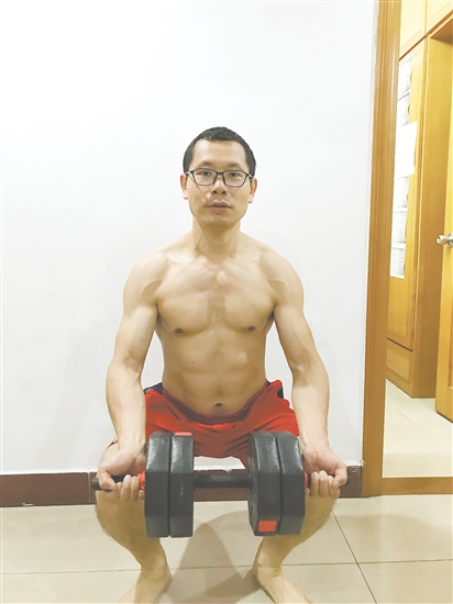 運動已成為馮嘉威雷打不動的日常。
