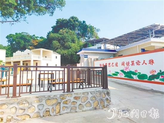 北陡鎮(zhèn)大步頭村基礎(chǔ)設(shè)施實現(xiàn)全面升級，村口閑置荒地經(jīng)過硬底化改造、增設(shè)健身器材，成為村民茶余飯后的“打卡點(diǎn)”。