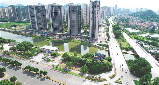 華盛路片區(qū)樓盤扎堆。