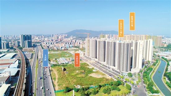 江海14號(hào)地實(shí)景圖。