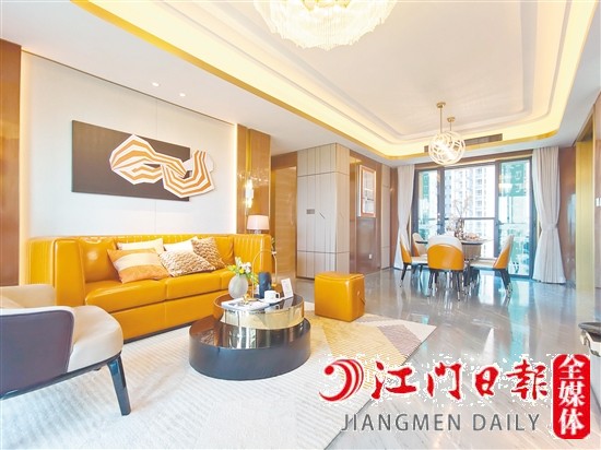 江門二沙島戶型南北對流，通風(fēng)采光好。商家供圖