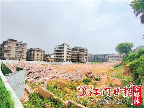 新會(huì)詩(shī)書(shū)街舊改地塊實(shí)景圖。