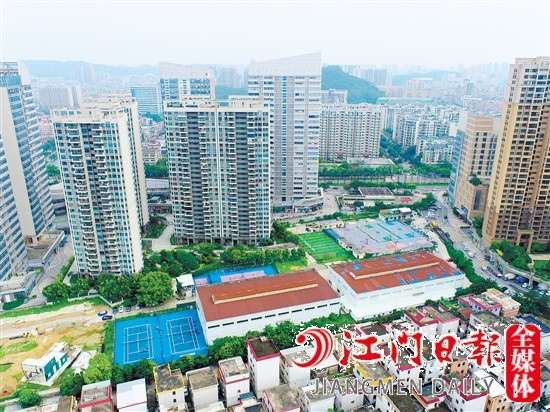 摩根國(guó)際旁地塊實(shí)景圖。