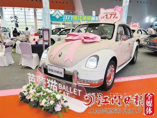 端午節(jié)車展可以看到許多新能源汽車的身影。